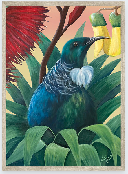 Tui 2 by Vicky Peacock - Boxed Frame Notecard