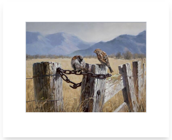 On The Fence by Ben Ho - Art Print and Box Frame