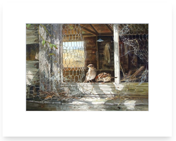 Home to Roost by Ben Ho - Pre-Matted Print