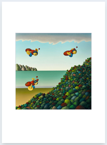 Busy Bees by Hamish Allan - Art Print and Box Frame