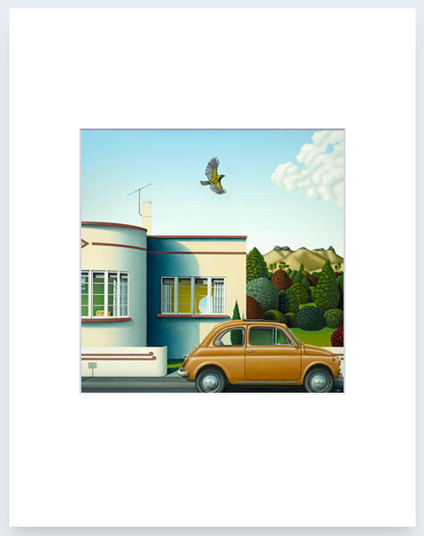 Korimako by Hamish Allan - Art Print and Box Frame