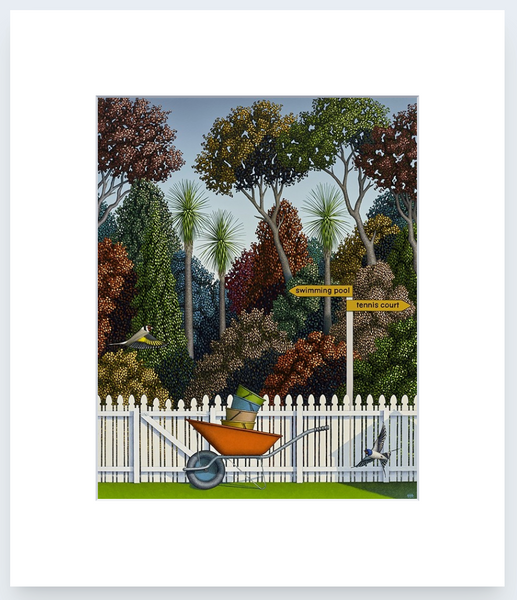 Lazy Bones And The Pleasure Garden by Hamish Allan - Art Print and Box Frame