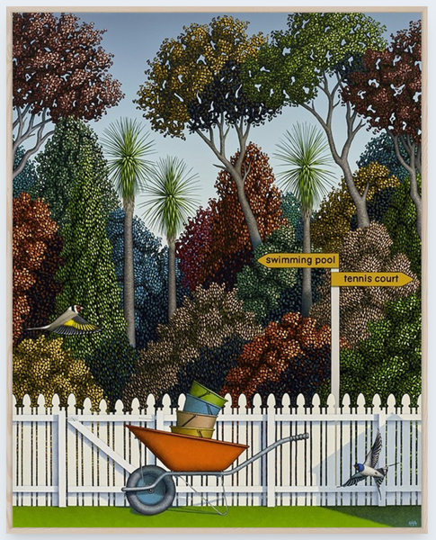 Lazy Bones And The Pleasure Garden by Hamish Allan - Art Print and Box Frame