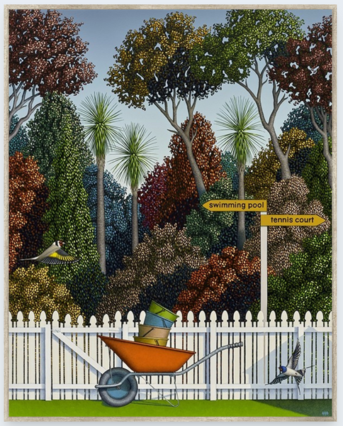 Lazy Bones And The Pleasure Garden by Hamish Allan - Art Print and Box Frame