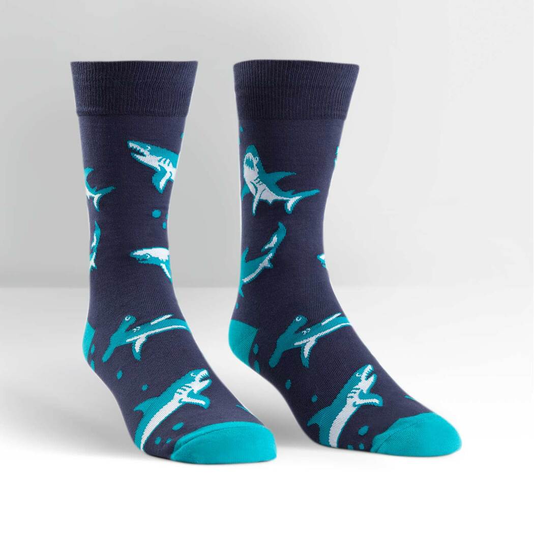 Shark Attack  - Mens Socks