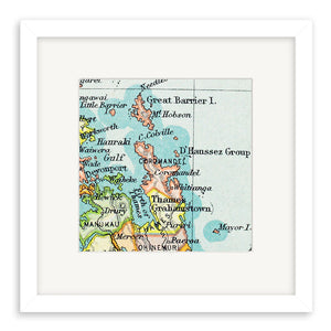Coromandel - Vintage Map Print