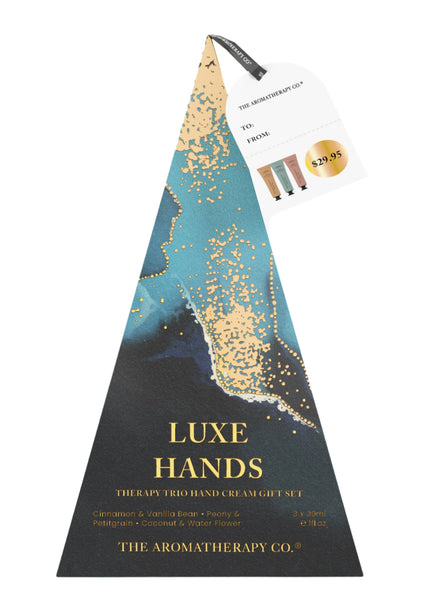 Luxe Hands - Hand Cream Trio Gift Set Hand Cream The Aromatherapy Co.