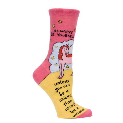 Always be a Unicorn Crew Socks