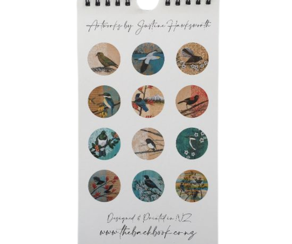 Native Birds Perpetual Birthday Calendar