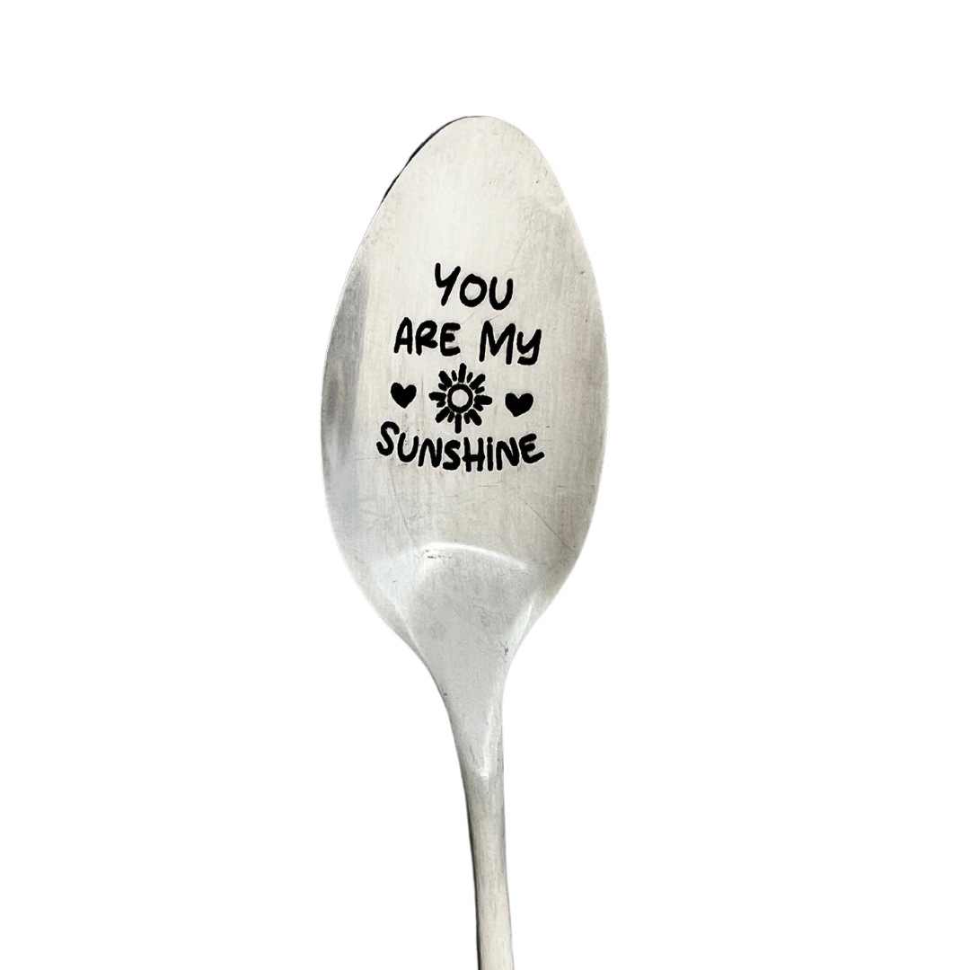 Engraved Coffee/Ice Cream Spoon - You are My Sunshine