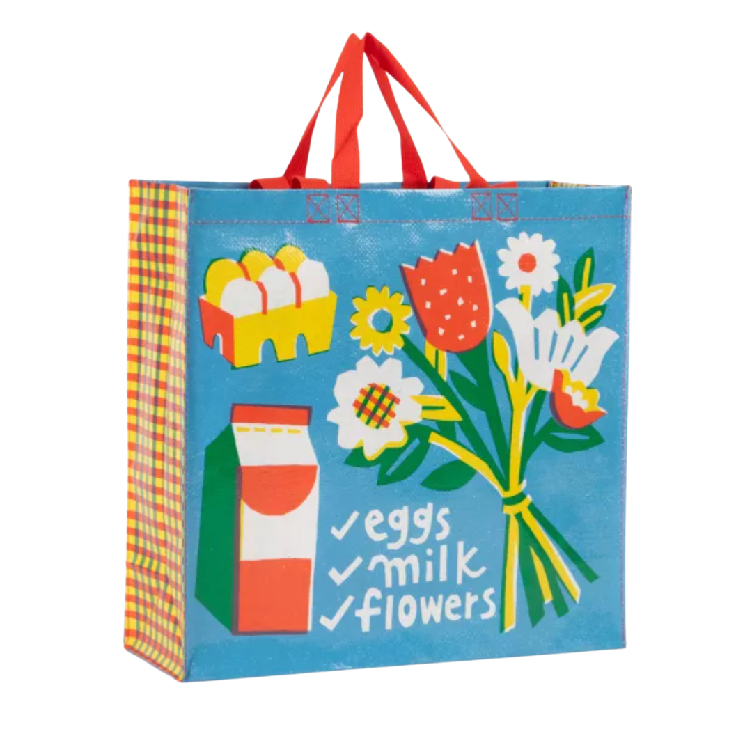 Shopper Bag - Eggs, Milk, Flowers