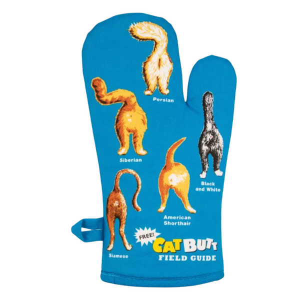 Cat Butt Oven Mitt Oven Mitt BlueQ
