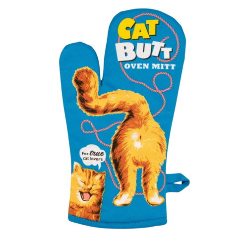 Cat Butt Oven Mitt Oven Mitt BlueQ