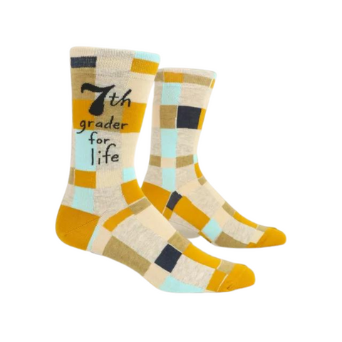 7th Grader For Life Men's Socks