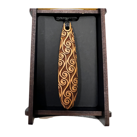 Heartwood Range - Boxed Long Pendant