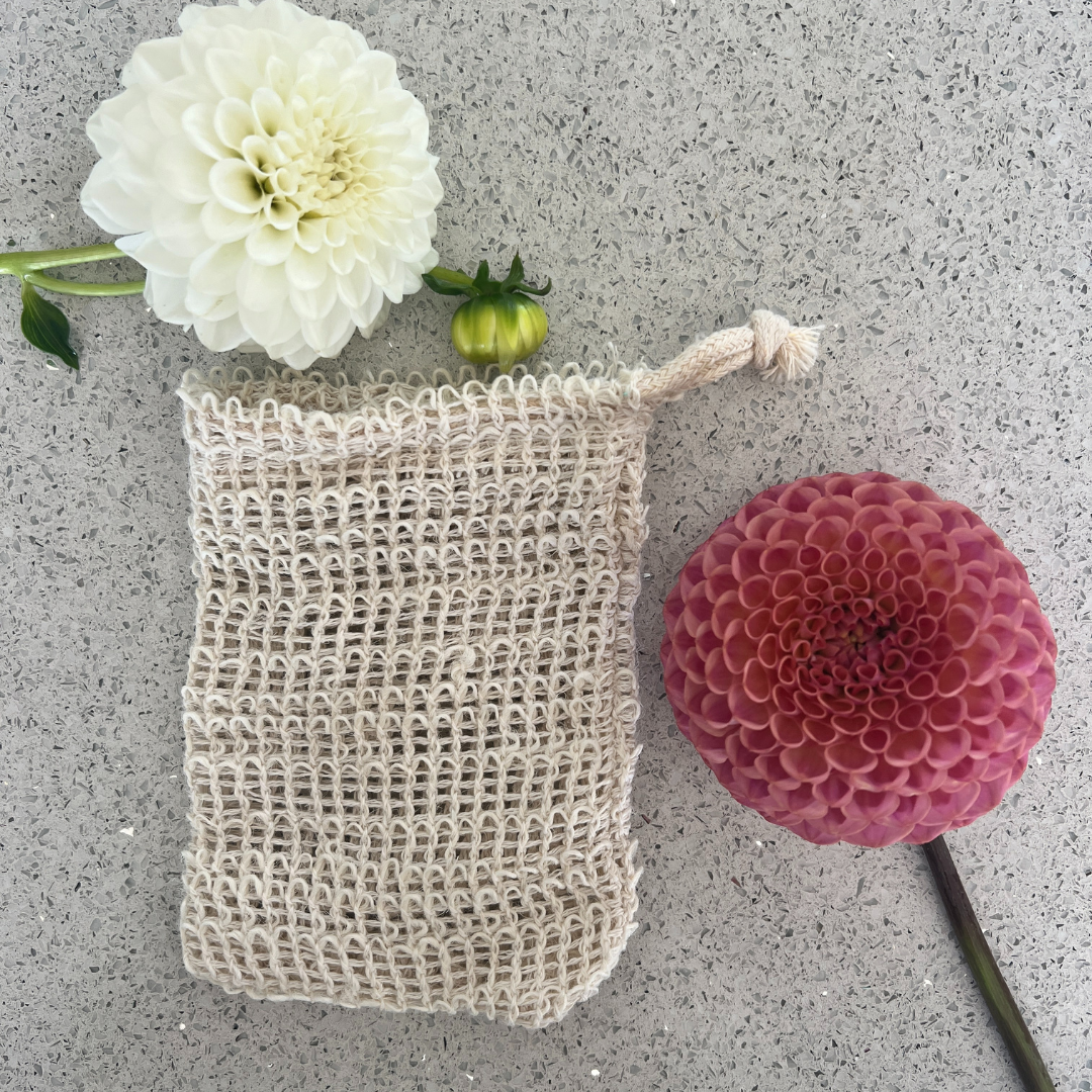 Natural Dog Soap Sisal Pouch