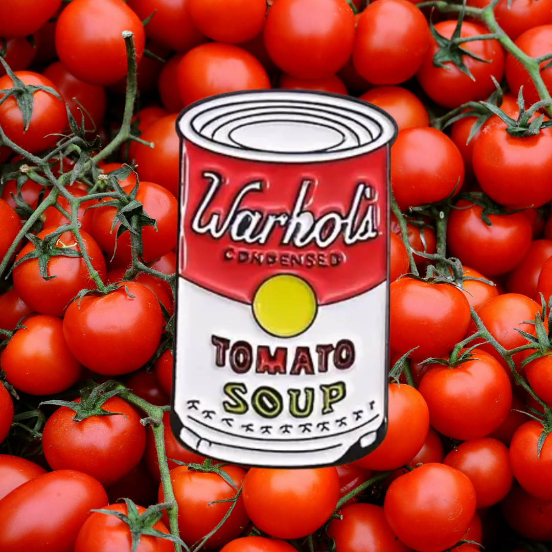 Condensed Tomato Soup Badge Badge Design Withdrawals