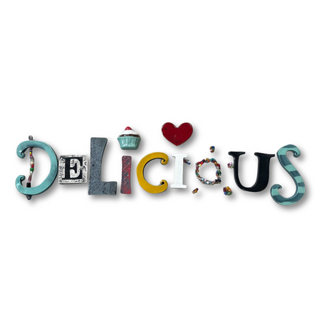DELICIOUS Ceramic Words