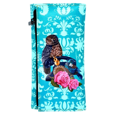 Long Folding Leather Wallet - Be Kind