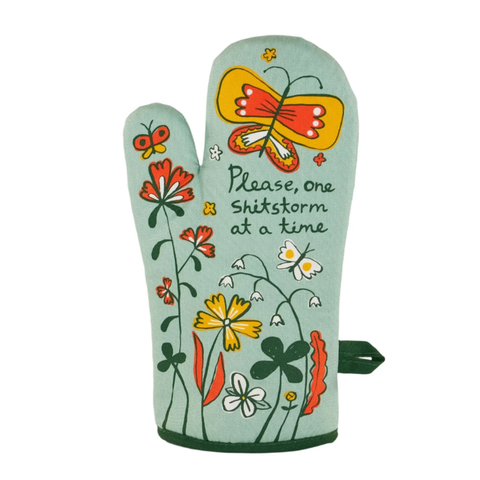 Please, One Shitstorm At A Time Oven Mitt