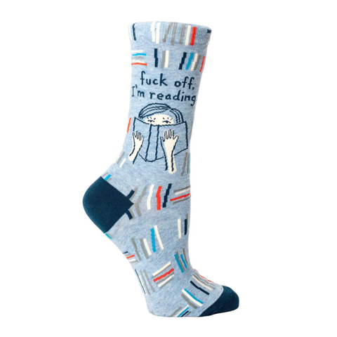 Fuck Off, I'm Reading Crew Socks