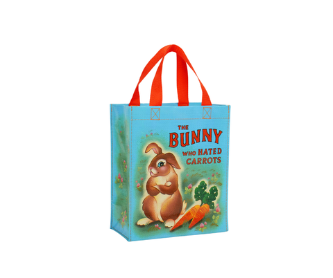 Bunny Hates Carrots - Handy Tote Bag BlueQ