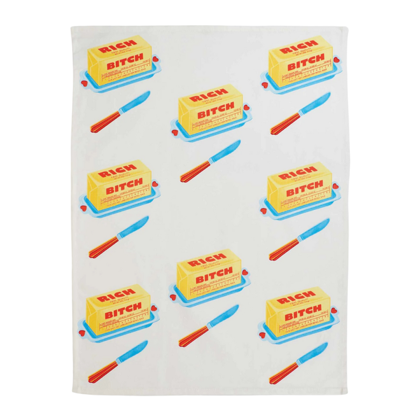 Rich Bitch Tea Towel
