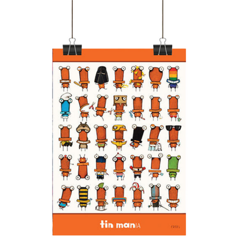 Tin Mania Tea Towel