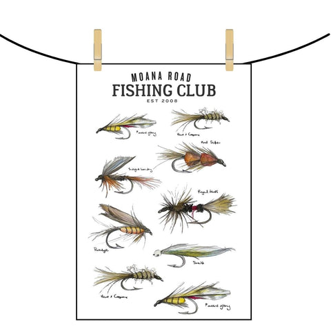 Fly Fishing Tea Towel