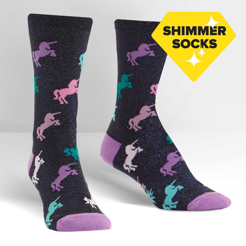 Keep Prancing- Women's  Shimmer Socks