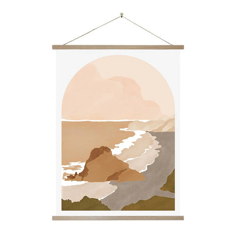 Piha Landmark - Wall Chart Art Print 100% NZ