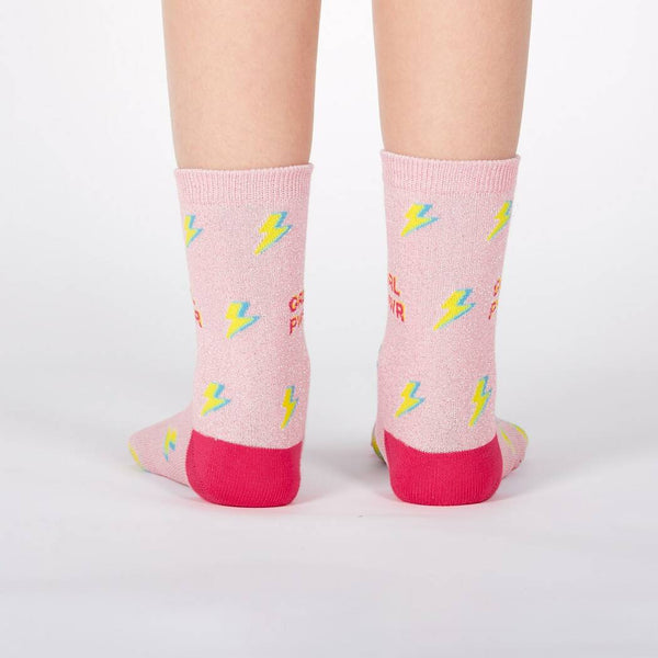 Grl Pwr- Women's  Shimmer Socks