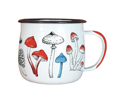 NZ Fungi Enamel Mug Mug Wolfkamp & Stone