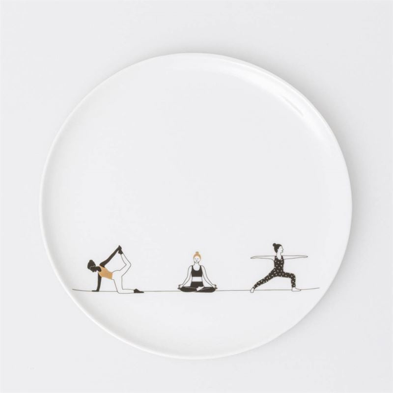 Yoga Gift Round Plate Wall Plate Räder