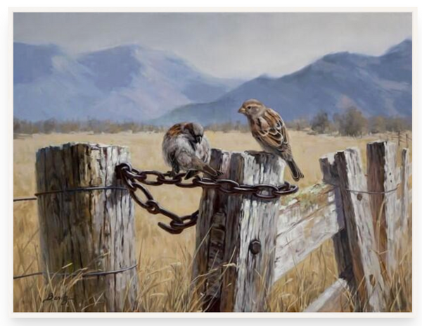 On The Fence by Ben Ho - Art Print and Box Frame