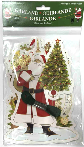 Christmas Garland - Santa Garland Live Wires