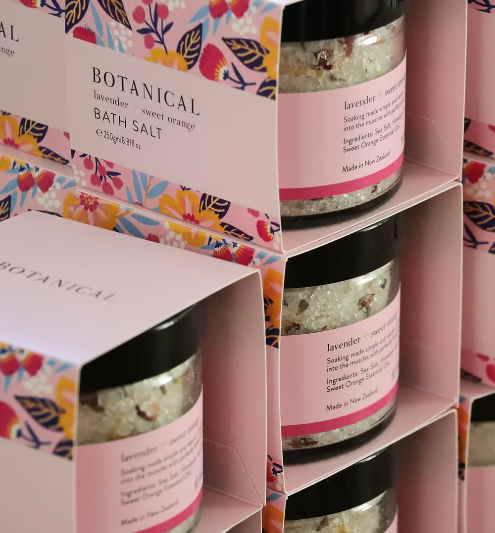 Bath Salts - Lavender + Sweet Orange Bath Salts Botanical