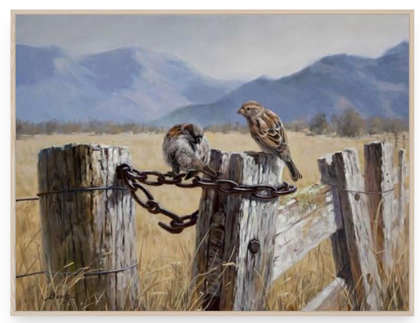 On The Fence by Ben Ho - Art Print and Box Frame
