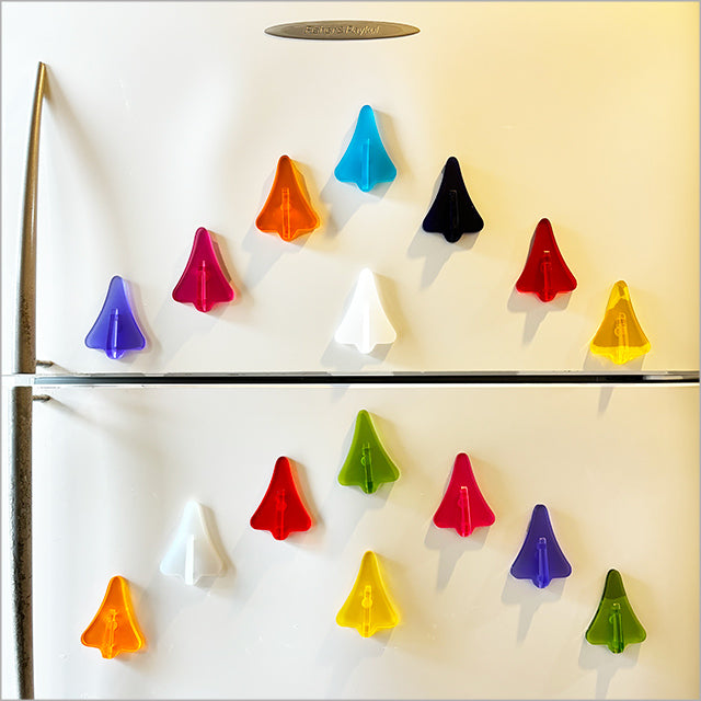 Jet Planes Satin Acrylic Magnets Hanging Ornament Crystal Ashley Orange