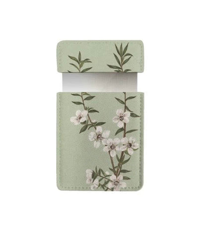 Vintage Botanical Pocket Mirror - Manuka Flower Cosmetic Mirror 100% NZ