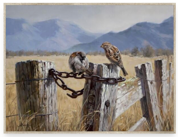 On The Fence by Ben Ho - Art Print and Box Frame