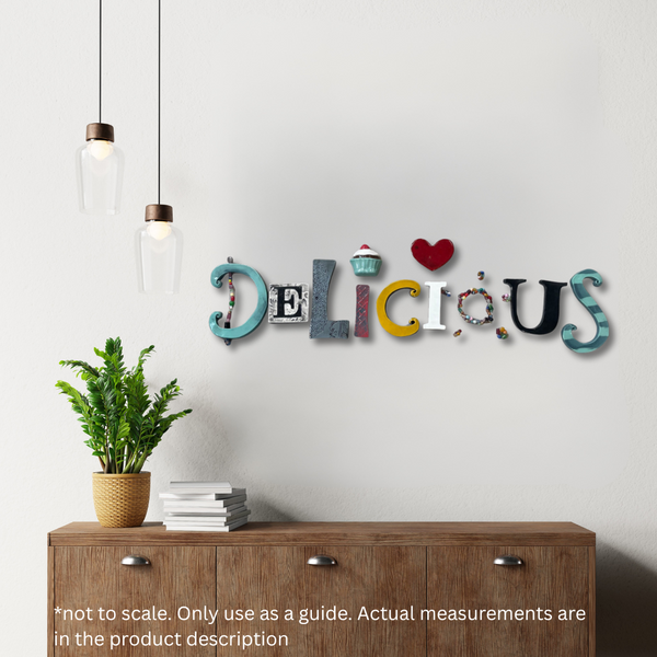 DELICIOUS Ceramic Words
