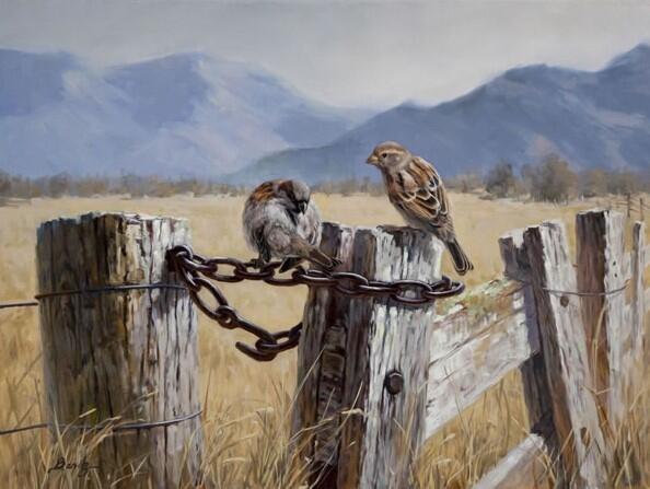 On The Fence by Ben Ho - Art Print and Box Frame