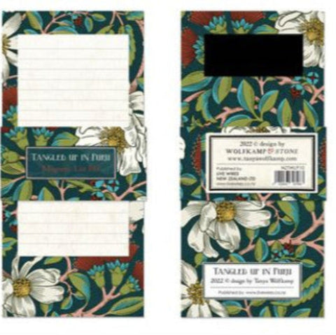 Magnetic List Pad - Tangled Up In Puru Stationery Wolfkamp & Stone