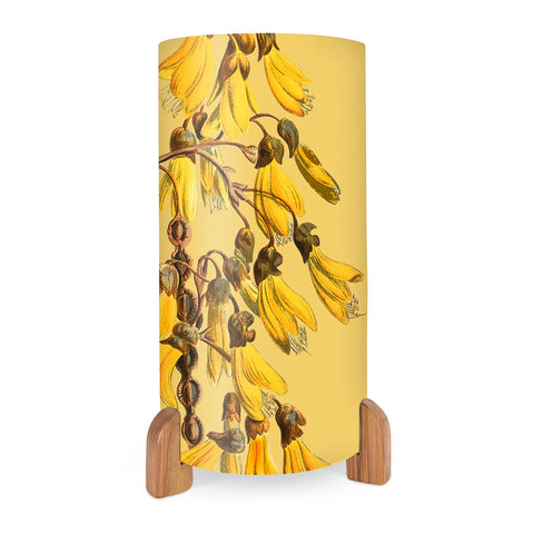 Vintage Botanical Kowhai Table Lamp Light 100% NZ