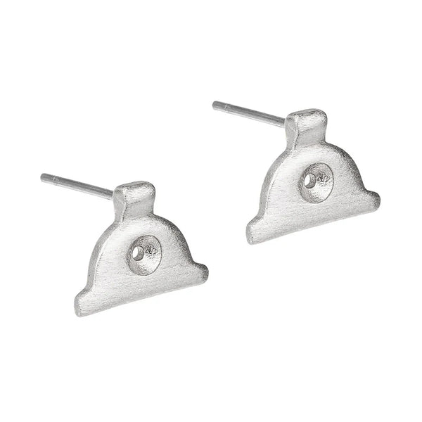 Shepherd's Whistle Earrings Earrings Little Taonga Silver