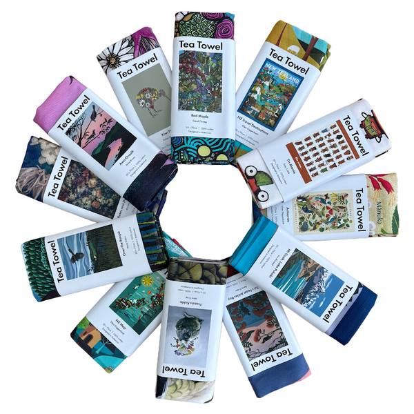 Mt Cook, Lake Pukaki Tea Towel