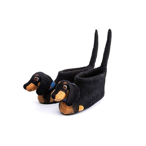 Dotty Dachshund Children Slippers