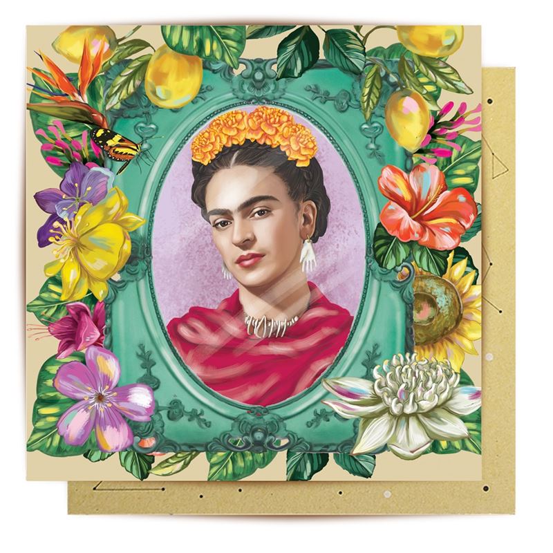 Card - Mexican Portrait Frida