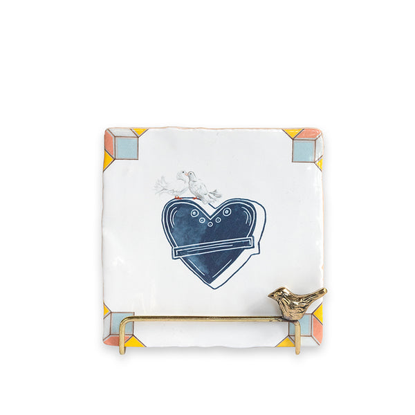Golden Tile Stand - Bird Tile Stand Storytiles